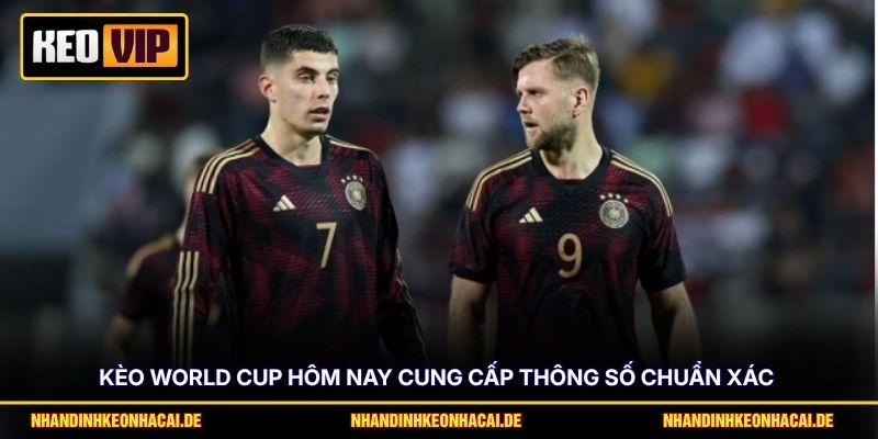 Kèo World Cup Hôm Nay - Bảng Tỷ Lệ Đầy Đủ Cho 104 Trận 2 Kèo World Cup hôm nay cung cấp thông số chuẩn xác