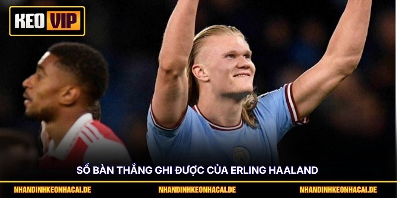 Số bàn thắng ghi được của Erling Haaland
